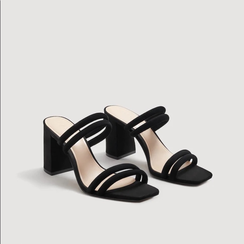 Mango Block Heels